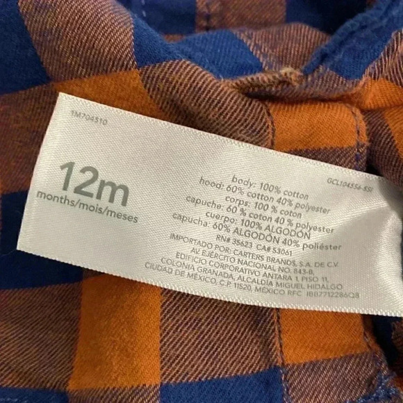 Carter’s shirt with hood - Picture 6 of 6